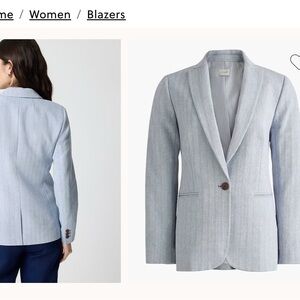 J. Crew herringbone blazer